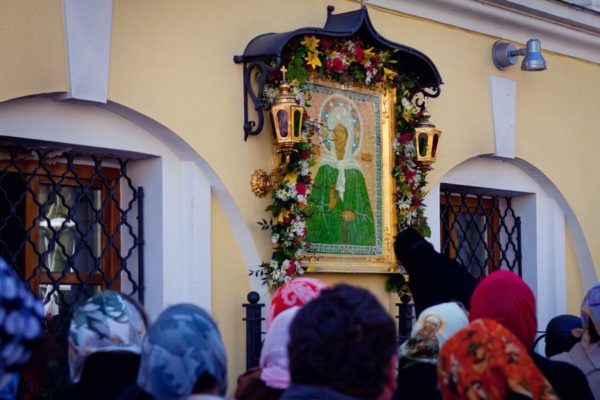 Собор Покрова Пренсвятой Богородицы икона Матроны Московской