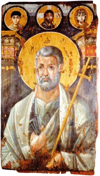 апостол Пётр икона монастырь Екатерины