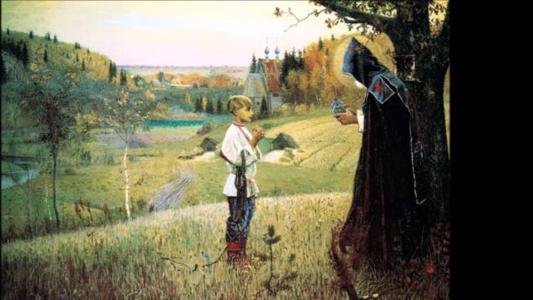 Нестеров "Видение отроку Варфоломею"