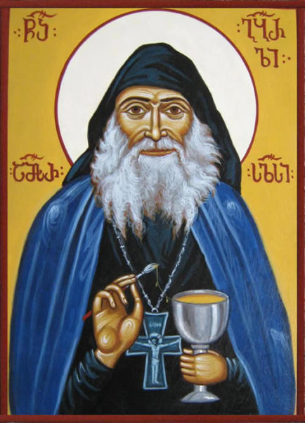 Икона святого Гавриила Ургебадзе