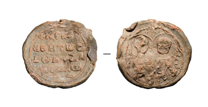 Печать Дамиана, найденная при раскопках в Суздальском Ополье