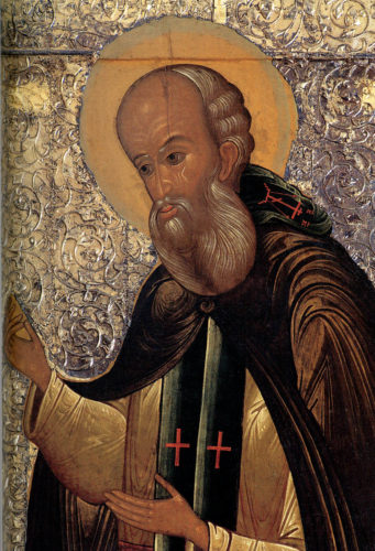 Икона св. Саввы Сторожевского
