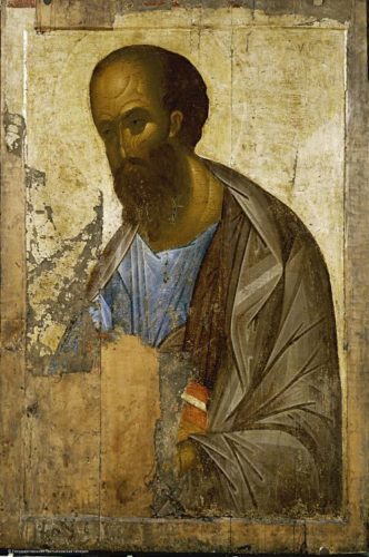 Икона Апостола Павла работы Андрея Рублёва