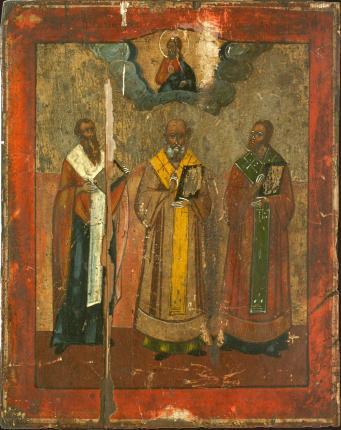 Икона трех святителей
