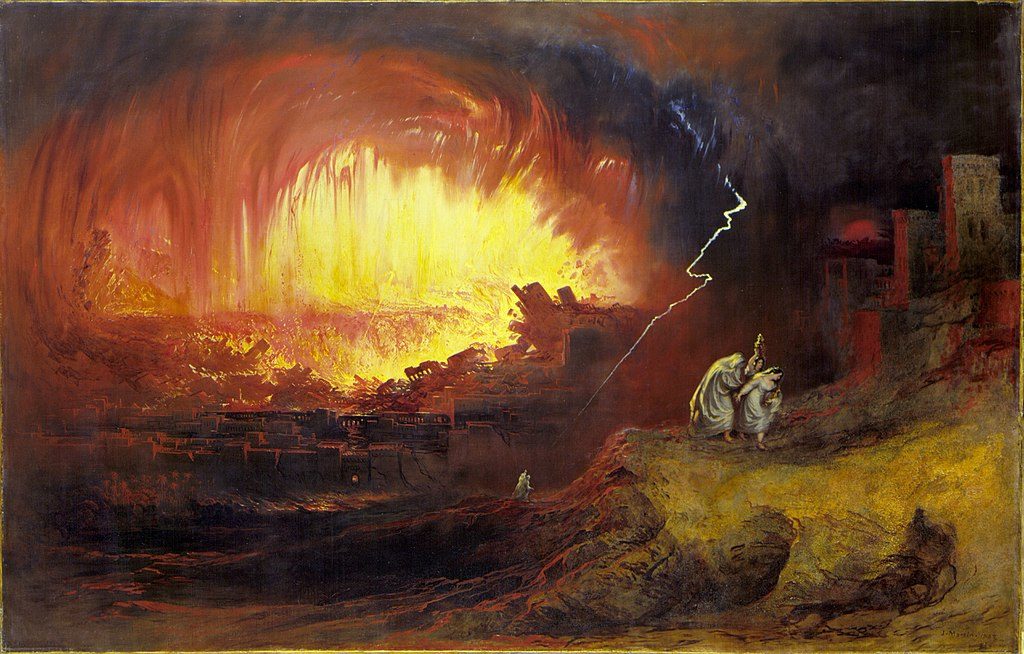 Razrushenie Sodoma i Gomorry Dzhon Martin