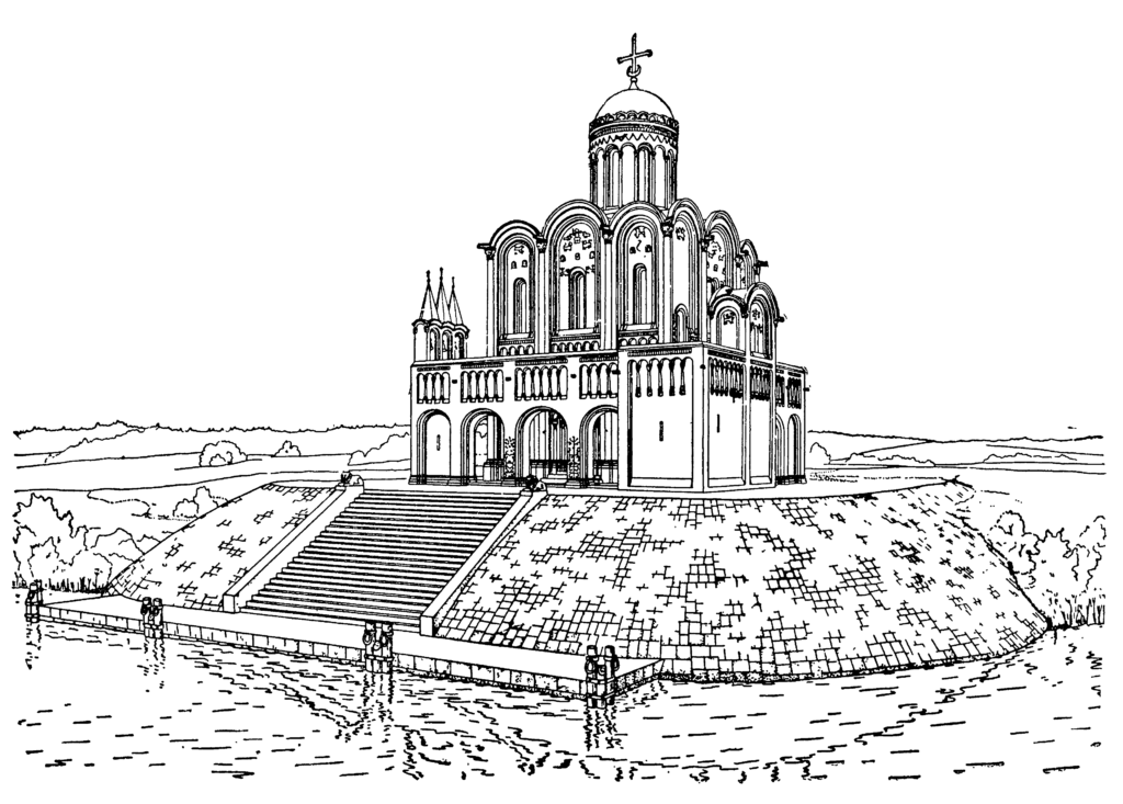 Изначальный вид храма Покрова на Нерли