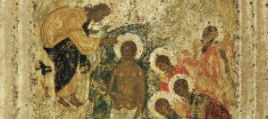   Крещение Господне. Андрей Рублев, 1405 г., икона, фрагмент 