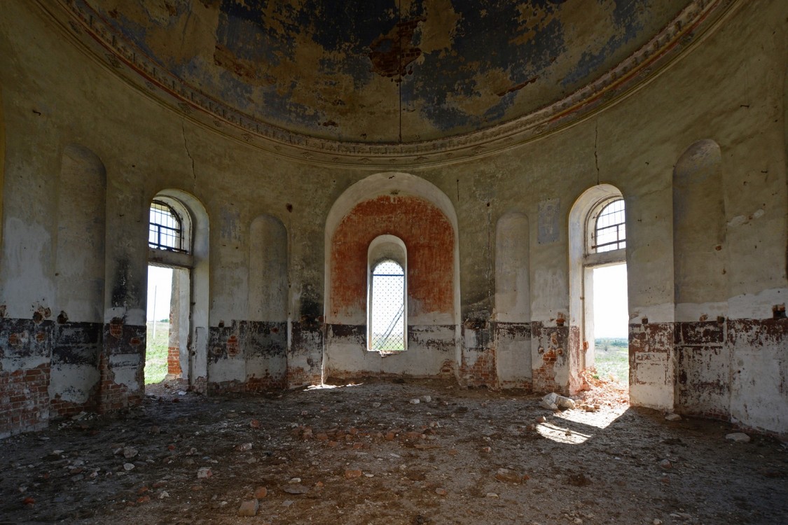 Ульяновская область, Коптевка: разрушенная церковь Рождества Христова