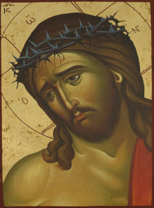 Икона Иисуса Христа в терновом венце