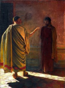 Н. Н. Ге «Что есть истина?» Христос и Пилат. 1890 Холст, масло
