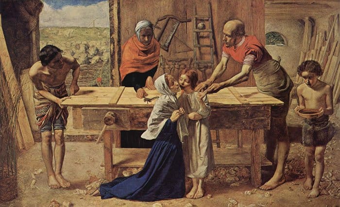 Джон Эверетт Милле, Христос в родительском доме. 1850