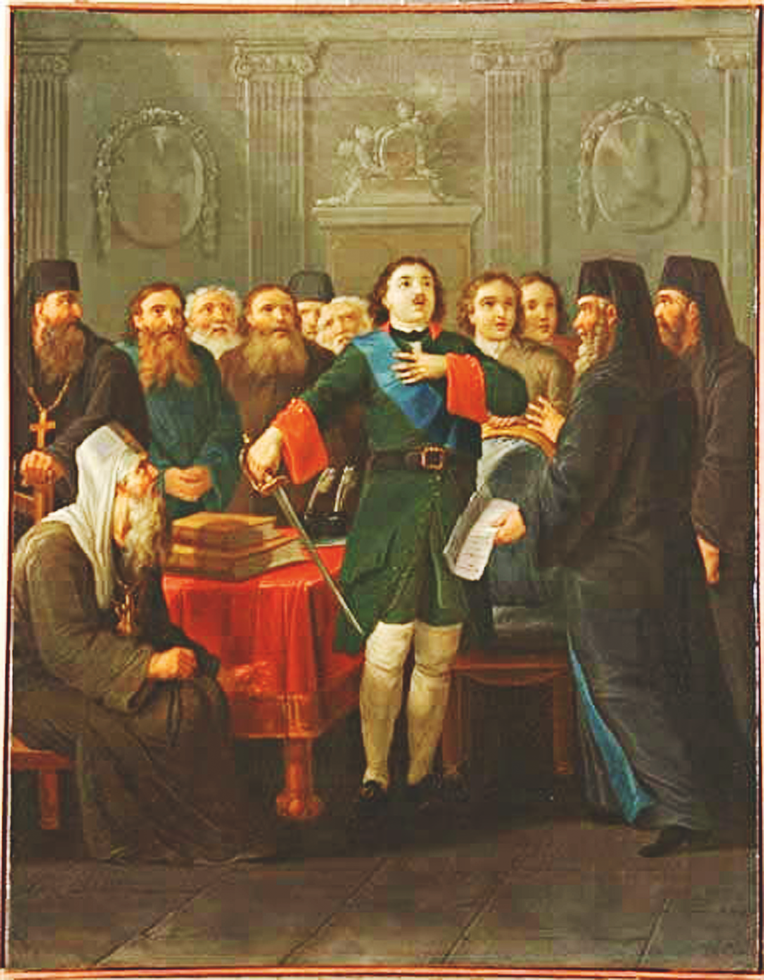 Пётр Первый и Священный Синод