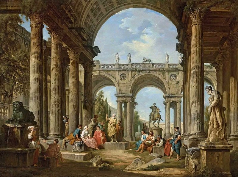 Джованни Паоло Панини – Каприччо с римскими руинами