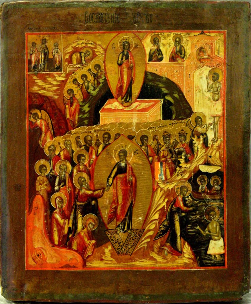 Икона Воскрешения Христова Симона Ушакова.