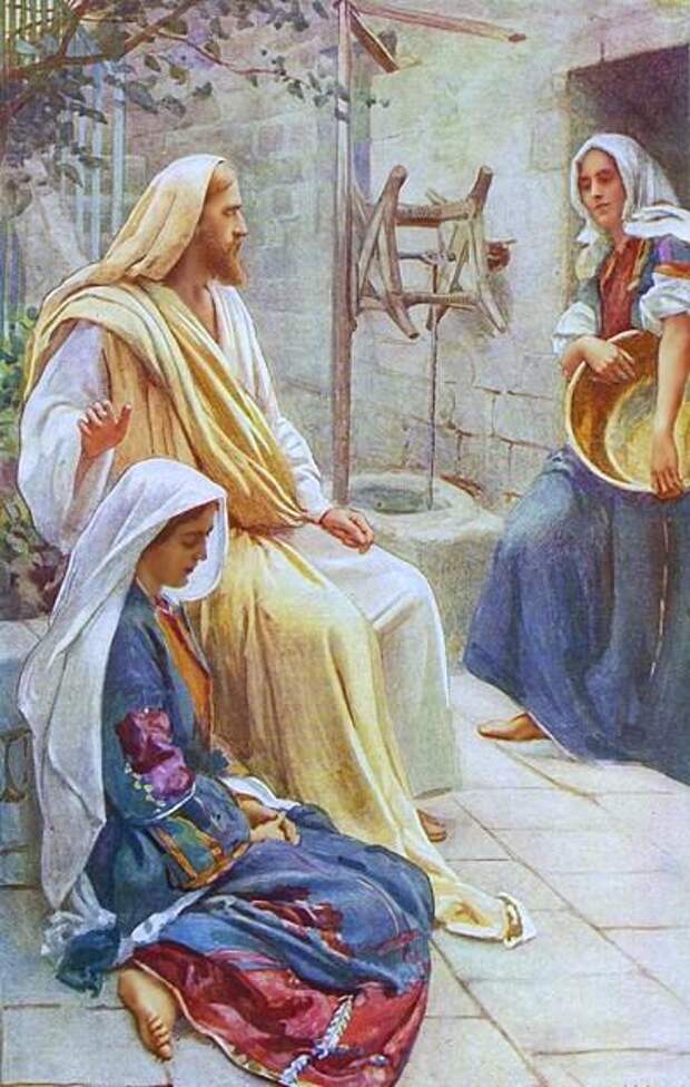 Христос в доме Марфы и Марии Вифанских