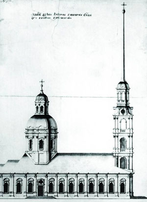 В 1733-1737 гг. на Невском проспекте была построена церковь Рождества Богородицы по образцу Петропавловского собора. 