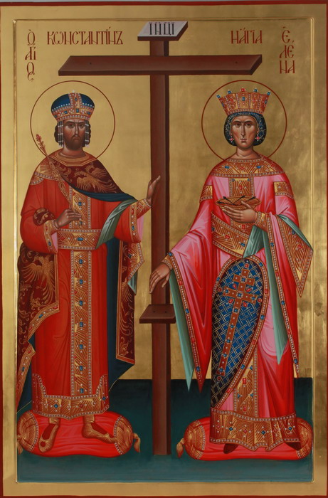 Икона равноапостольных св. Константина и Елены