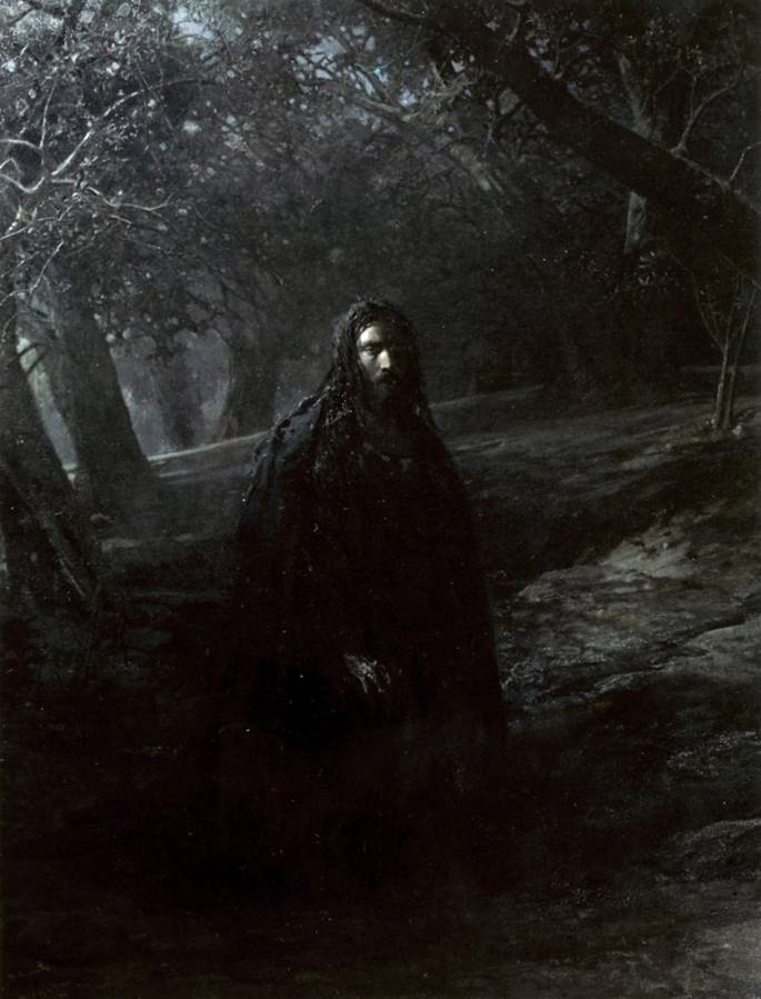 В Гефсиманском саду. Н. Н. Ге. 1869–1880 гг. Холст, масло, 258х198,5. Государственная Третьяковская галерея