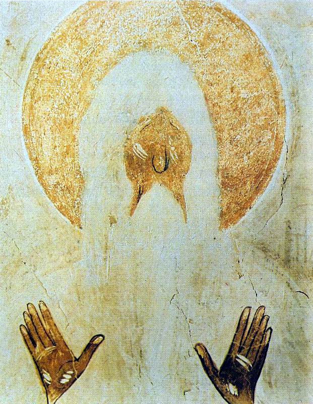 Фреска «Макарий Египетский». 1378 г.. Феофан Грек.