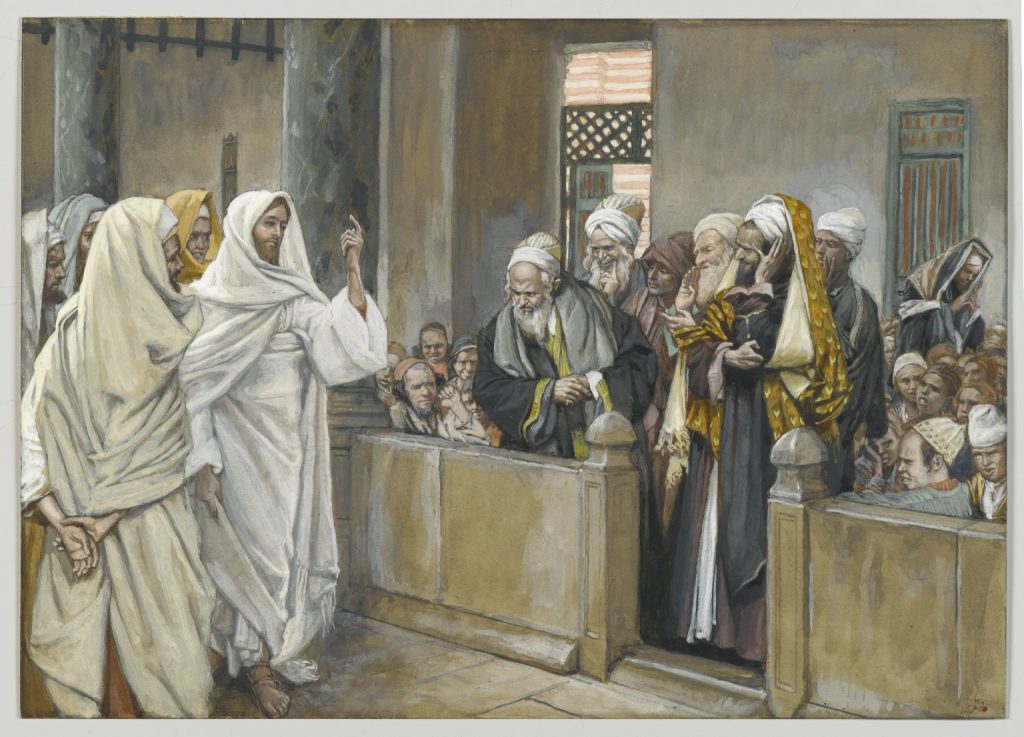 Джеймс Тиссо: Иисус и фарисеи